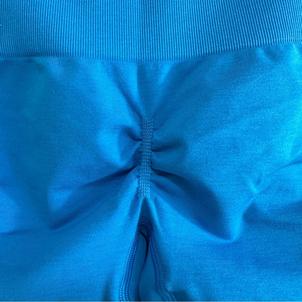 ONER ACTIVE Women Effortless Seamless Activewear Workout Shorts Tropical Blue XS - Picture 9 of 11